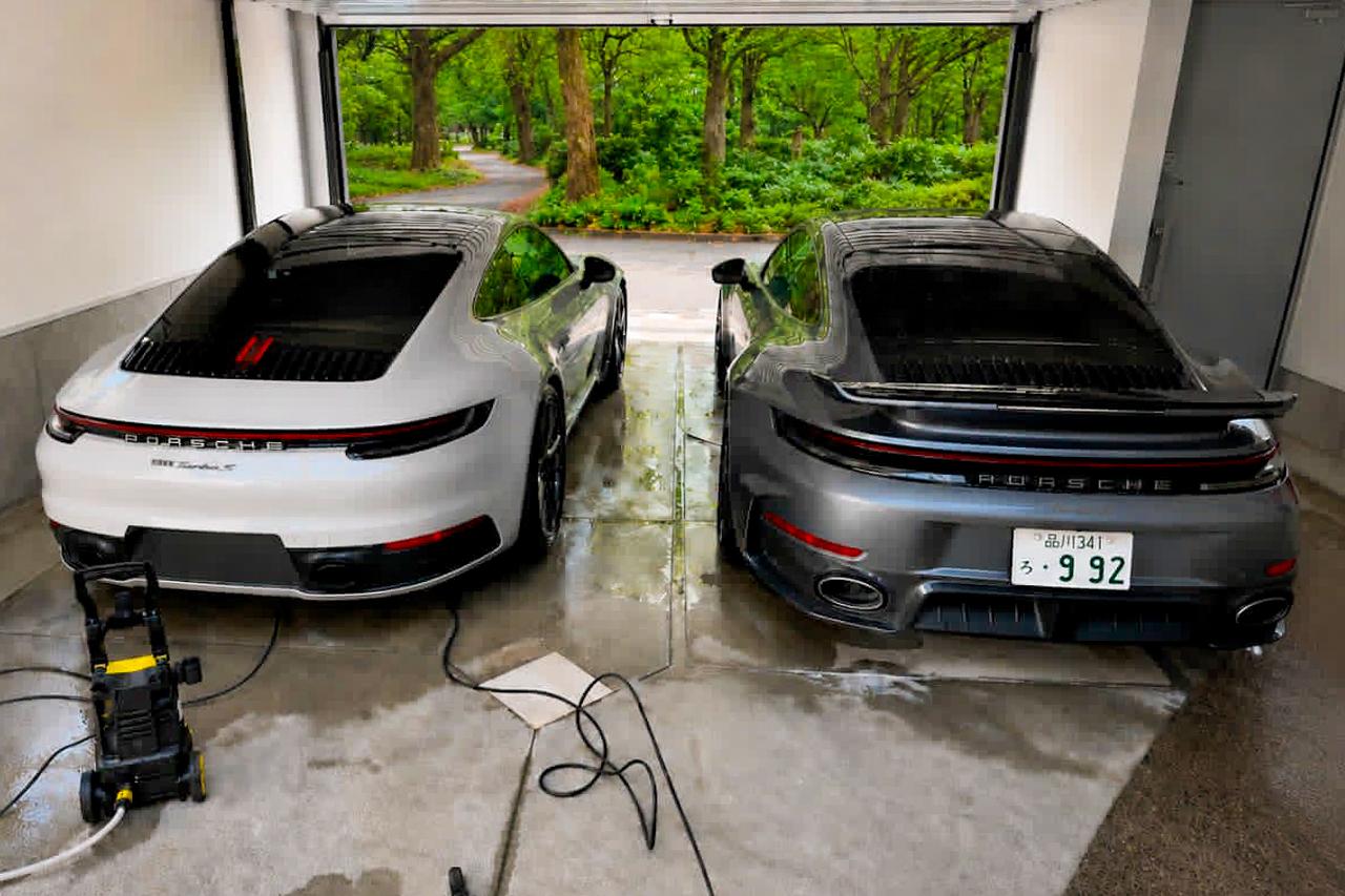 画像: 宮崎フェル宅にあるフェル号ポルシェこと、911 Carrera T（992.1）とご対面。