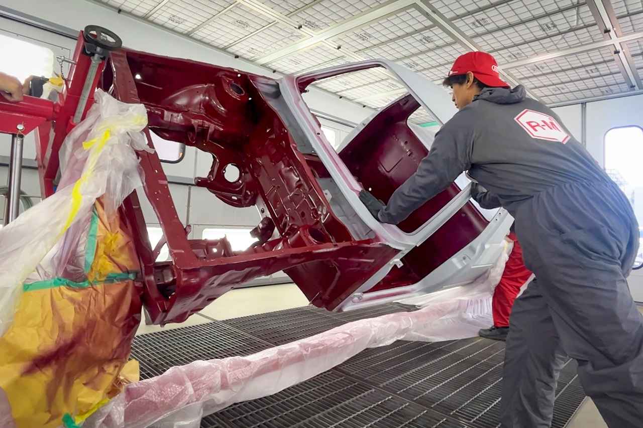 画像: VW純正塗料＠R-Mでの全塗装。