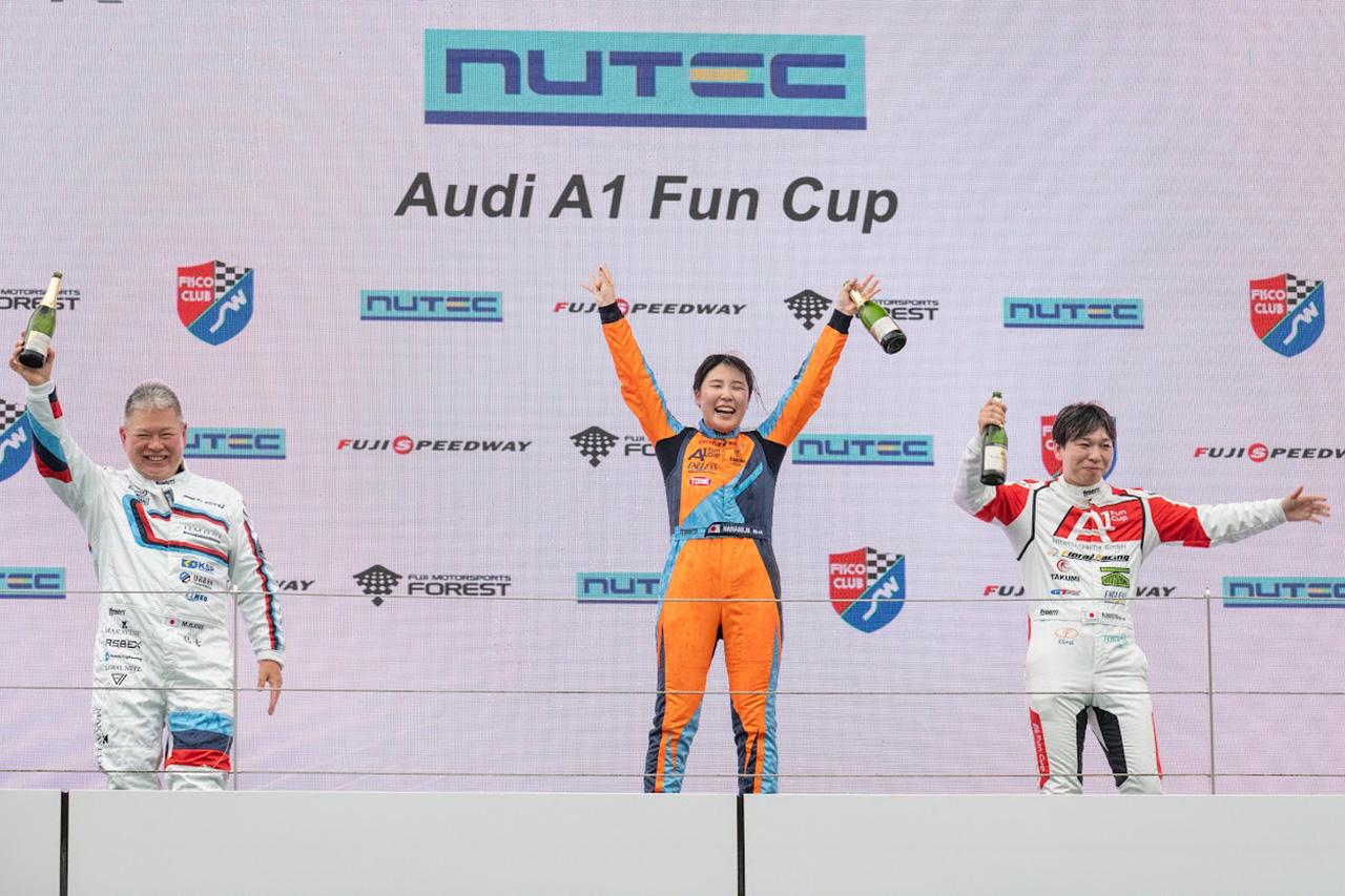 画像5: 【Audi A1 Fun Cup Rd.5 FUJI】森 花海が大接戦を制して今季初優勝