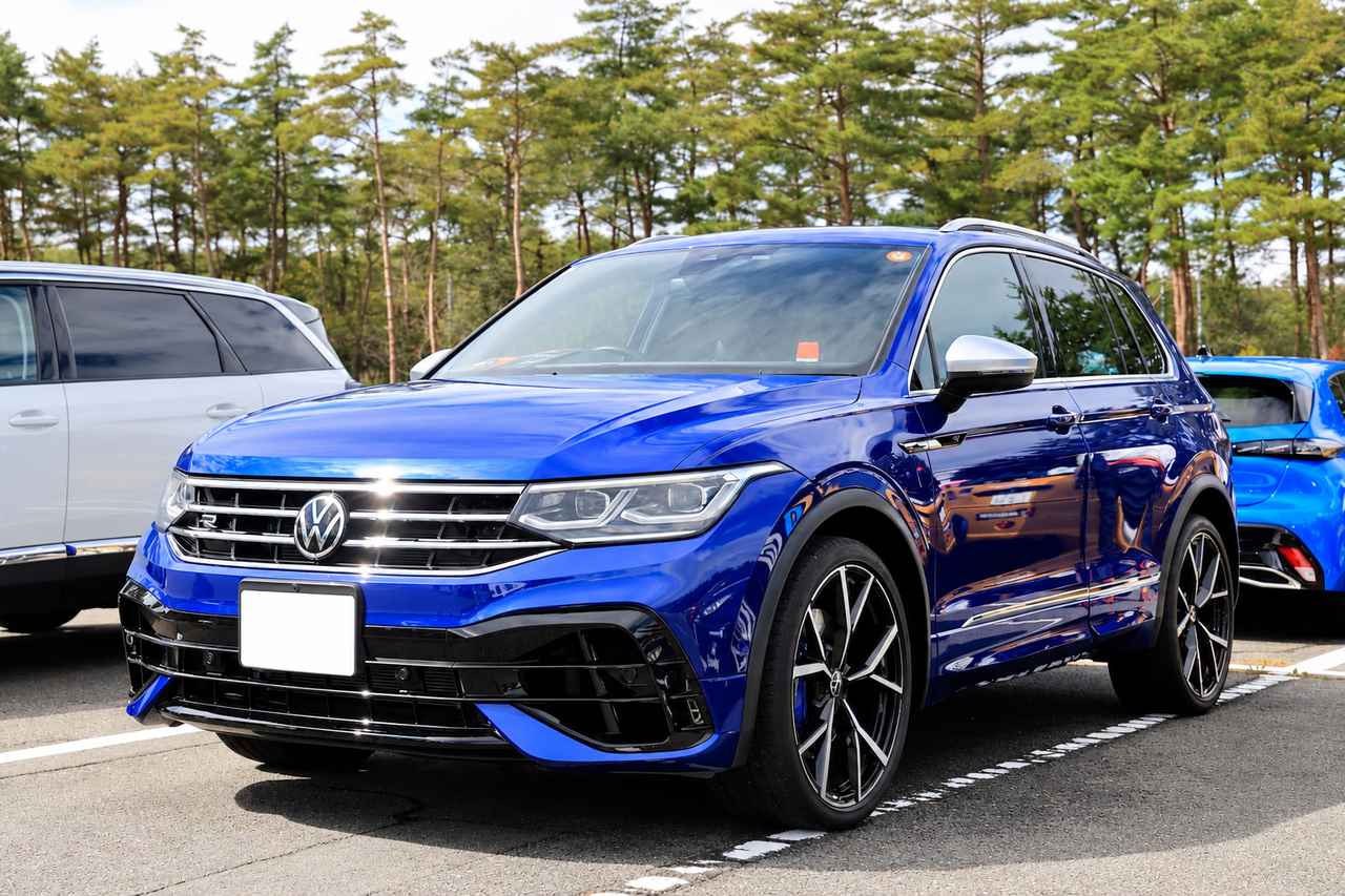 画像: ノーマルホイールのTiguan Rもエントリー。来年はOZホイールを装着してエントリーするかも･･･？