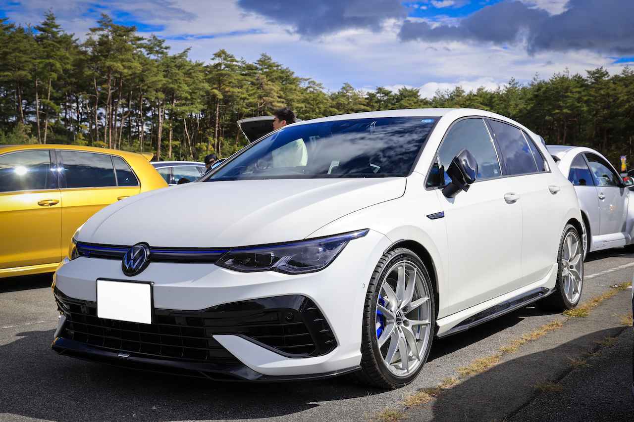 画像: 元maniacsデモカーのGolf8 Rもエントリー。