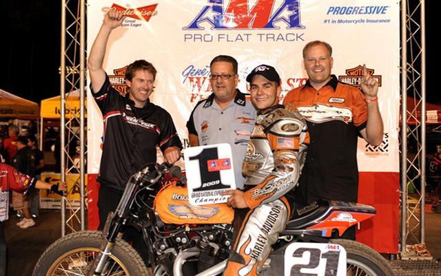 画像: 日本製レザースーツ "GREEDY RACING LEATHERS" を着た初の全米王者となったジャレッド・ミース。