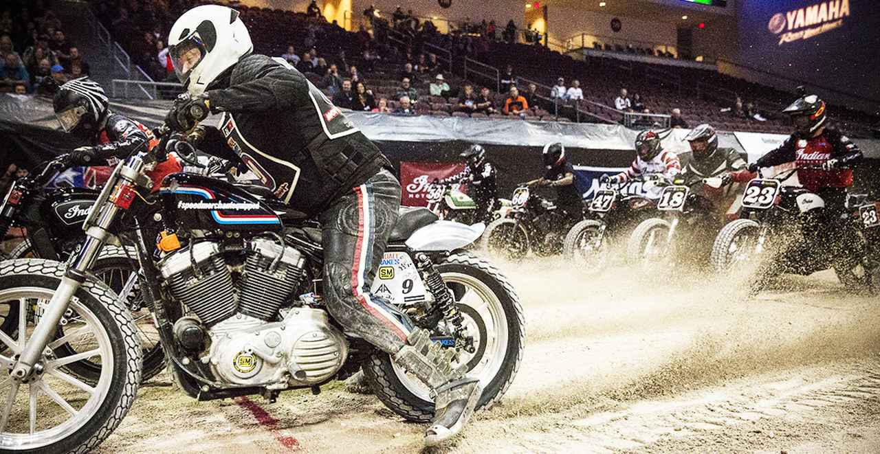 画像: [Flat Track Friday!!] ごっつい街乗り用ドンガメ2気筒で激しく競う！本場アメリカで俄然注目の異端カテゴリー"フーリガン"とは？ - LAWRENCE - Motorcycle x Cars + α = Your Life.