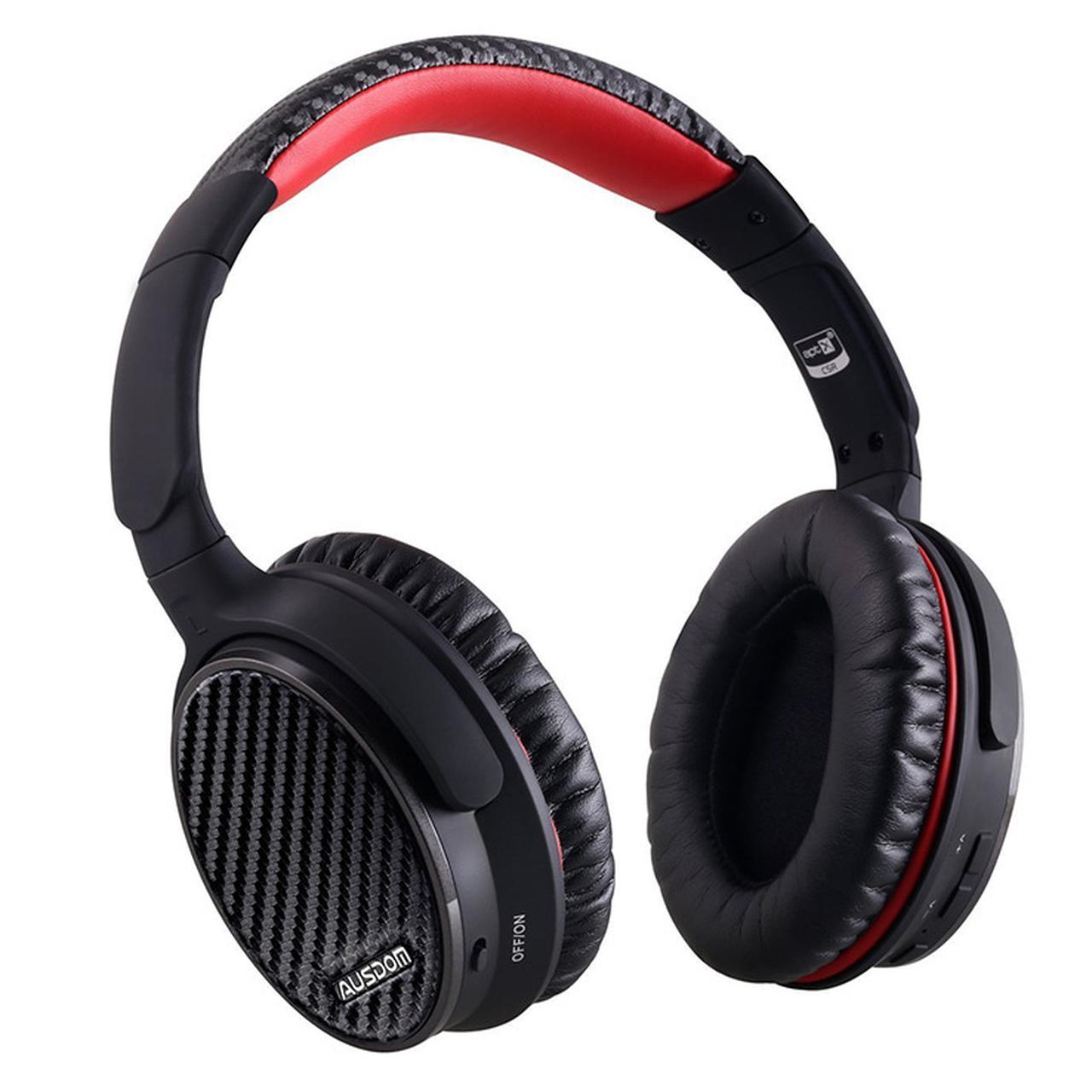 ヘッドホン AUSDOMワイヤレス anc7 ブラック レッド 中国AUSDOMからBluetoothヘッドホン3モデルANC7/M04S/M07が登場