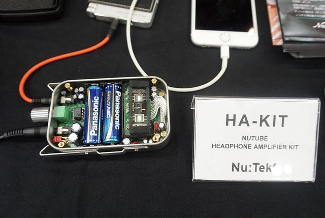 画像: B1F・コルグ:薄型真空管NUTUBEを使ったヘッドホンアンプキットを展示
