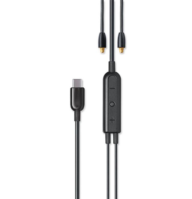 画像: SHUREのイヤホン用リケーブル「RMCE-USB」。8月24日に発売が決まった。価格は¥12,800前後