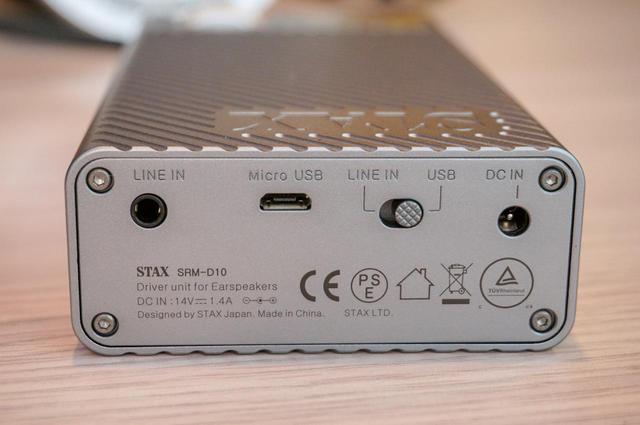 画像: SDR-M10のリヤパネル。スマホやPCと接続し、USB DACとしても利用可能だ
