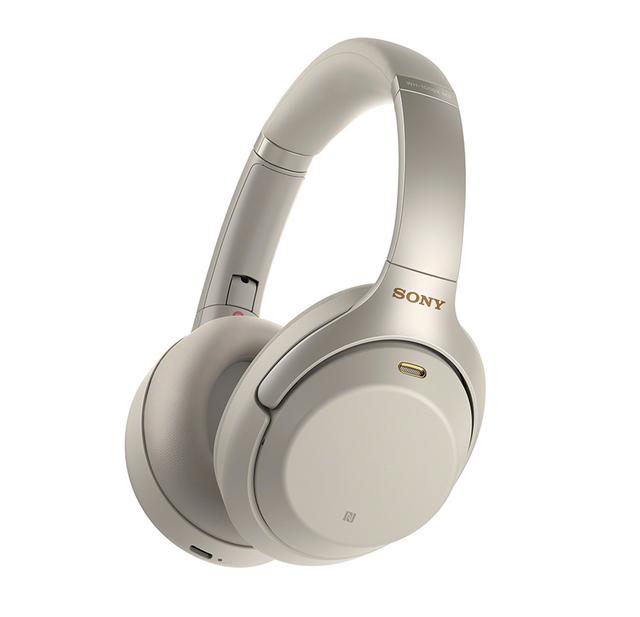 画像: WH-1000XM3のプラチナシルバー仕上げ