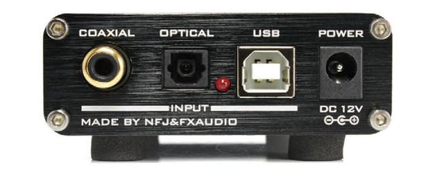 画像: デジタル入力には切り替えスイッチはなく、USB-Bが最優先となる