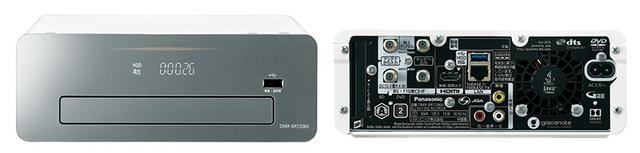 画像: シングルチューナーモデルのDMR-BRT2060。末弟のDMR-BRT1060も背面の仕様は同じとなる