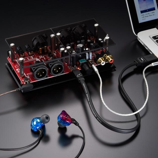 画像: settiバランスヘッドホンアンプの定番となったDF22SP。2.5mmプラグ付のバランスケーブルと、それに対応したイヤホンもセットされている www.stereosound-store.jp