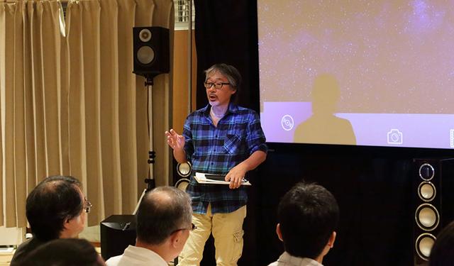 画像: 東京会場のプレゼンテーターは掘切日出晴さんが担当。軽妙なしゃべりで来場者を楽しませてくれた
