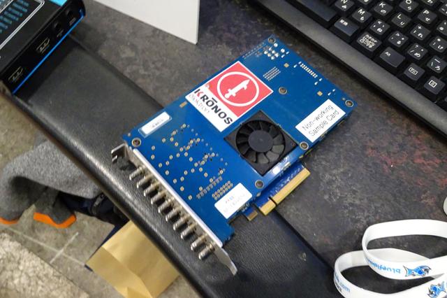 画像: 「クレッセント」ブース: bluefish444の4Kビデオカード「KRONOS」