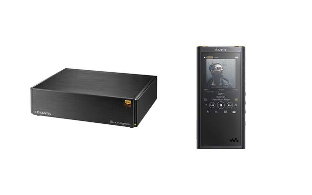 画像: 今回はSoundgenicのレギュラーモデル、HDL-RA2HF(2TバイトHDD搭載)とソニーのウォークマン、NW-ZX300の連携を検証した。