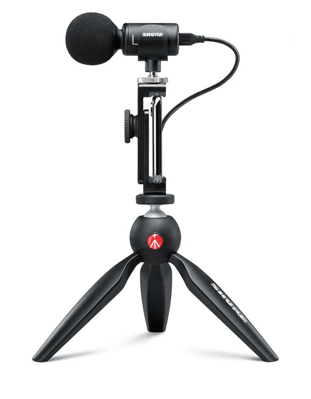 画像: スマートホン用のポータブルマイクとビデオアクセサリーキット「MV88+ ビデオキット」