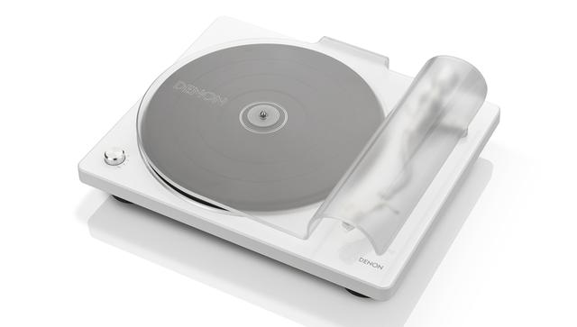 画像: DP-400ホワイトにダストカバーを装着したところ