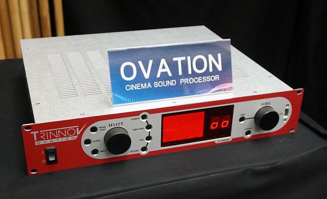 画像: トリノフのシネマプロセッサー「OVATION」。実際に音を再生したのは、日本国内では今回が初めてとか