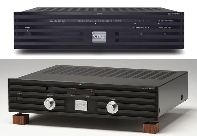 画像: 上がソウルノートのD/AコンバーターD-1N ¥320,000(税別)で、下はプリメインアンプのA-1 ¥170,000(税別)