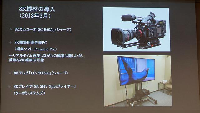 画像1: 地上波の民放局で初めてシャープの8Kカメラを導入