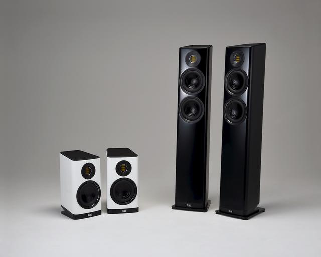 画像: ▲SPEAKER SYSTEM ELAC Vela BS403(左)、Vela FS407(右)