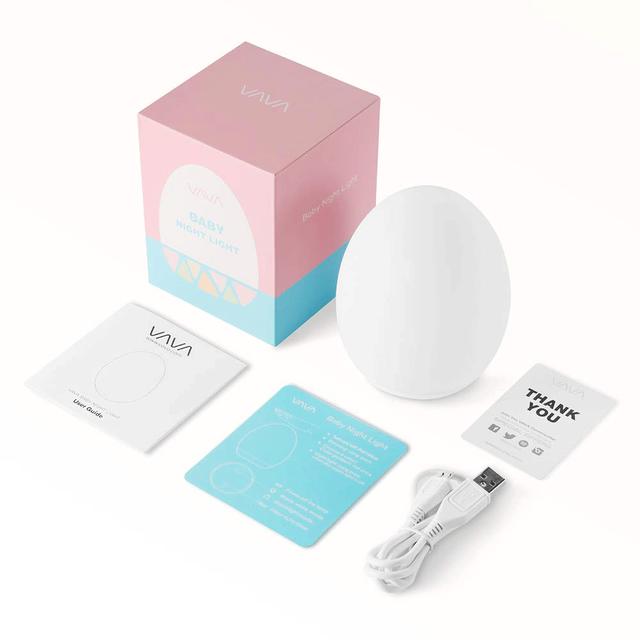 画像2: VAVA、卵型のかわいらしいナイトライト「VA-CL009」を発売。赤ちゃんのいる家庭でも安心して使える