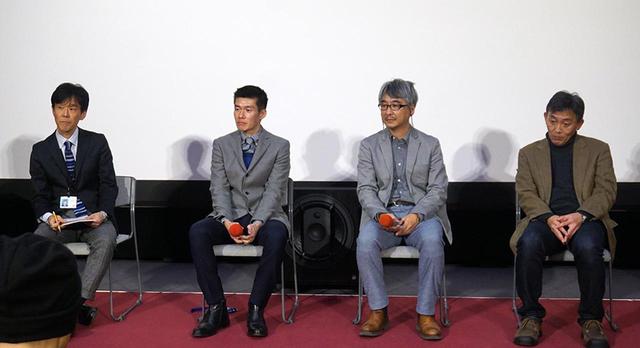画像: 左から、NHK 8K制作事務局長の落合 淳氏、JAMSTEC海洋工学センター主任技術研究員の石橋正二郎氏、JAMSTEC海洋生物多様性研究分野主任技術研究員の吉田尊雄氏、NHK ディレクターの廣瀬 学氏