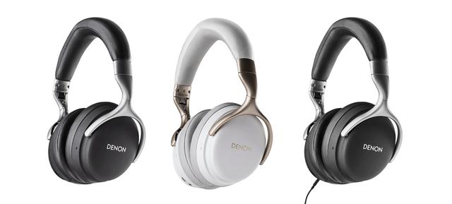 画像: デノンヘッドホンの新製品。左から「AH-GC30」「AH-GC25W(白)」「AH-GC25NC」