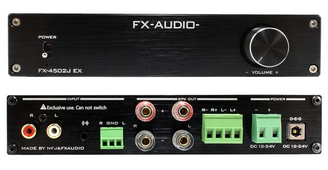 画像: FX-AUDIOから、デュアルモノーラル構成のプリメインアンプ「FX-4502J EX」がリリースされた。本日夜9時から、オンラインショップで発売