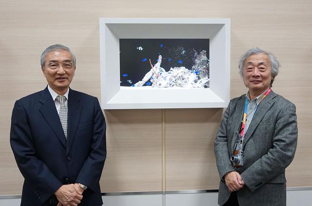 画像: 近藤哲二郎さん(左)と麻倉さん。今回はI3研究所社内の視聴スペースにお邪魔してインタビューを実施した