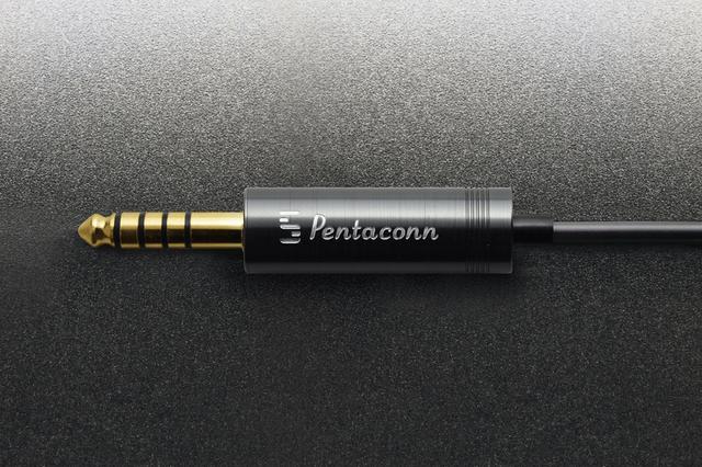 画像: Balanceモデルのプラグ。4.4mm5極バランスを採用する