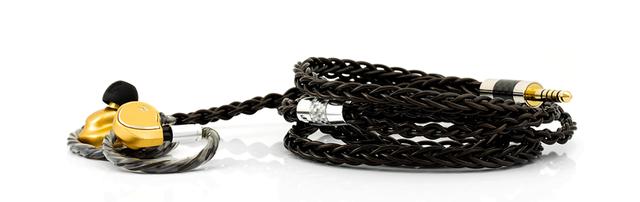 画像: FAudioの「Major」純正ケーブル「Black Sprite Cable」を8導体仕様にアップグレードできる