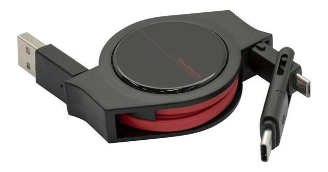 画像: 【USB Type-A⇔microUSB(microUSB⇔Type-C変換アダプター付属)】