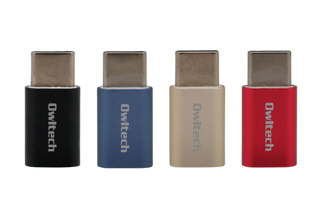 画像: マイクロUSB→USBタイプCの変換アダプター
