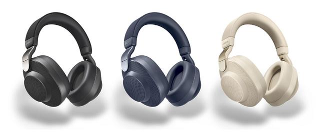 画像: Jabraのアクティブノイズキャンセリング対応ヘッドホン「Elite 85h」。本体カラーはチタニウムブラック、ゴールドベージュ、ネイビーの3色