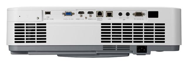画像: 接続端子HDMI入力を2系統装備(HDCP2.2準拠)
