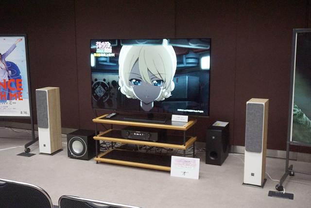 画像: 65インチ有機ELテレビをスタートに、音がよくなることで印象がどのように変化するかを体験してもらうデモ