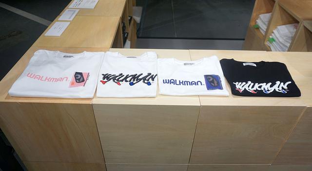 画像: Pop-Up Storeでは、ウォークマンのロゴをあしらったTシャツも販売されている。こちらも限定品とのこと