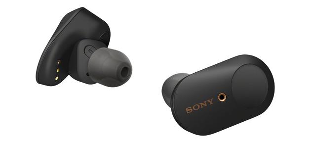 画像: 完全ワイヤレスイヤホン「WF-1000XM3」。カラーリングはブラックとプラチナシルバー