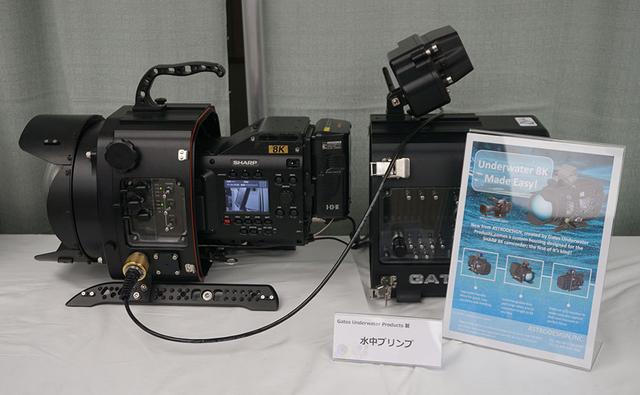 画像: 8Kカメラを収納できる水中ブリンプ。これらの特注機材もレンタルしてくれる