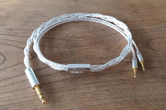 画像: 着脱式ケーブル「OFC シルバーコートケーブル6.3mm/3m」