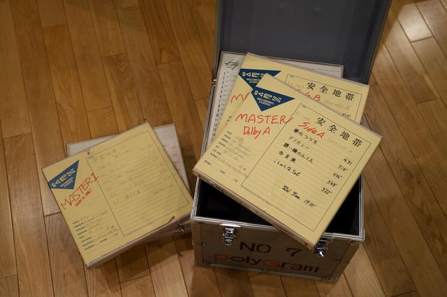 画像: 厳重に保管されていた、1980年代のアナログマスターテープは、いずれもコンディションは良好であった