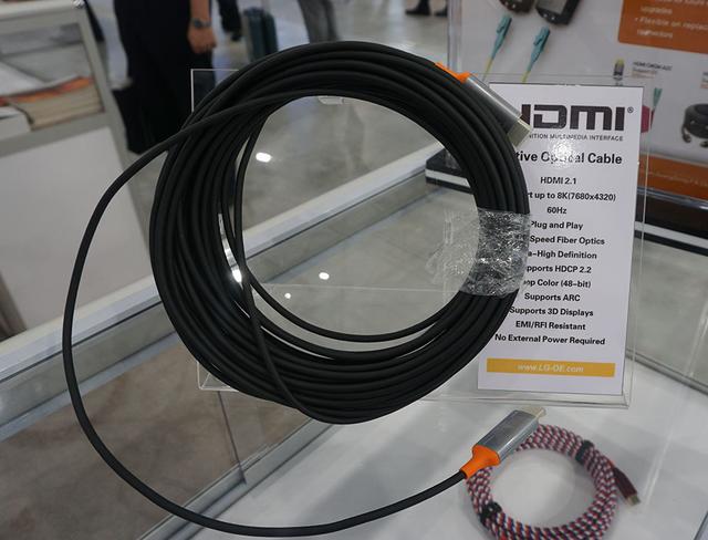 画像4: 【4K・8K映像技術展リポート】その3:8K時代のホームシアターで必須アイテムとなるか? HDMI2.1対応ケーブルも多数展示されていた