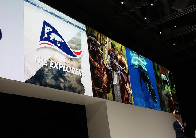 画像: サムスンエレクトロニクスのプレス・カンファレンス。フランスThe Explorersの8K自然映像がOTTで見られる