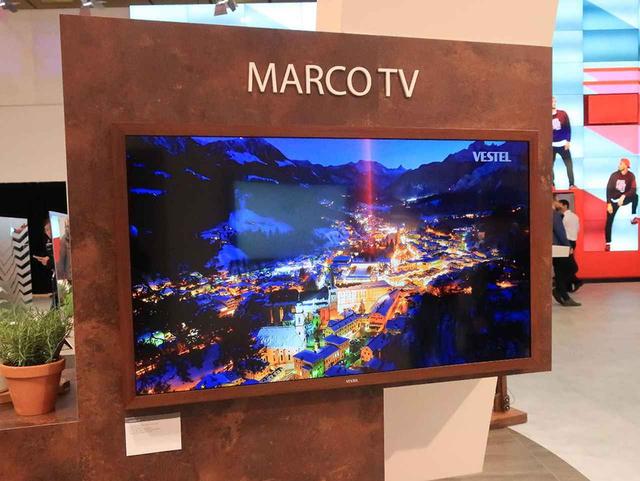 画像: MARCOTVとブランディングされたデザインテレビ