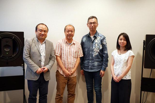 画像: 写真左から、キングレコード株式会社 第二クリエイティブ本部 プロデューサー 松下 久昭 氏、株式会社キング関口台スタジオ 録音部長 増田 晋 氏、東京芸術劇場 管理課 舞台管理担当係長 石丸 耕一 氏、東京芸術劇場 事業企画課 主任 曾宮 麻矢 氏