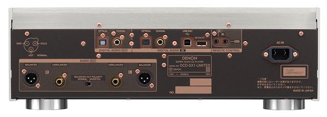 画像: DCD-SX1 LIMITEDの背面端子