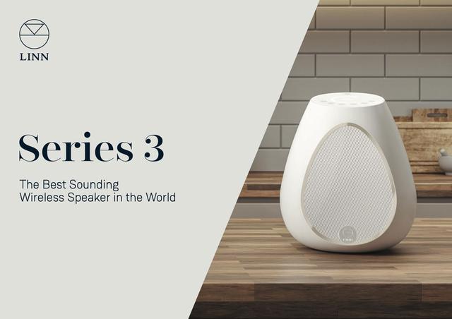 画像: リン初のワイヤレススピーカー「Series 3」が発表された。Wi-FiやBluetooth、HDMIからの再生が可能で、日本発売は2020年1月頃を予定。同社モデルの、Amazon Music HDへの対応も決定
