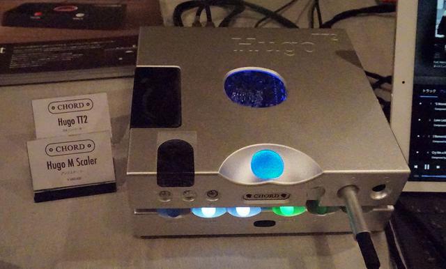 画像: CHORDの「Hugo M Scaler」(下段)と「Hugo TT2」(上段)