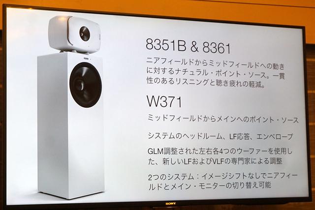 画像1: 【インターBEE2019レポート】ジェネレックに「8361A」「8351B」&「W371A」の3モデルが加わった。あたかも大型のポイントソースを聴いているかのようなサウンドを再現する
