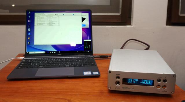 画像: 「MateBook 13」とエクササウンドのUSB DAC「E32」でハイレゾ再生を試す